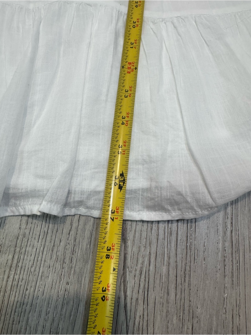 Loft Women's Dress White Midi Cotton NWT Size L Puff  Sleeve - Picture 8 of 10